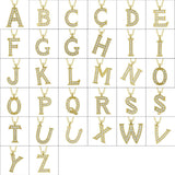 Gold-Tone Initial B Necklace - Sparkling Cubic Zirconia Pendant