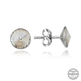 Sterling Silver Swarovski Crystal Stud Earrings - Classic Sparkle