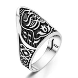 Premium Sterling Silver Nali Serif Men's Ring