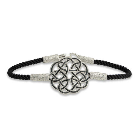 Sterling Silver Kazaziye Weave Celtic Knot Bracelet
