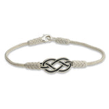 Bracelet - Sterling Silver Kazaziye Braided Infinity Knot