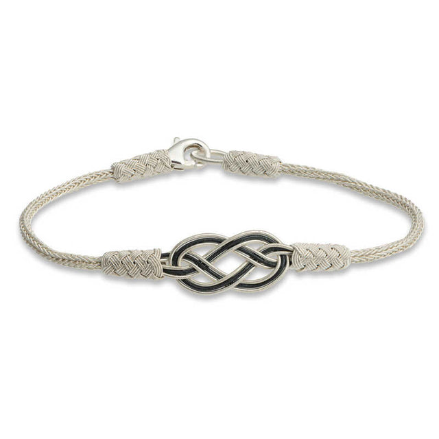 Bracelet - Sterling Silver Kazaziye Braided Infinity Knot
