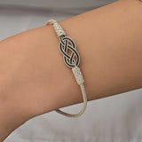 Bracelet - Sterling Silver Kazaziye Braided Infinity Knot