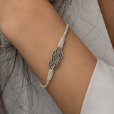 Bracelet - Sterling Silver Kazaziye Braided Infinity Knot