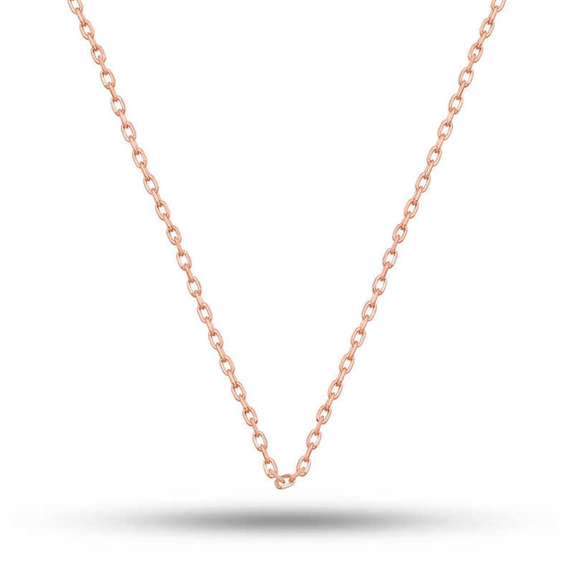 Necklace Chain - Rose Gold Plated Delicate Cable