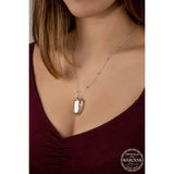 Swarovski Crystal Pendant Necklace - Sterling Silver Faceted Design