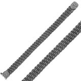 Bracelet - Sterling Silver Oxidized Braided Statement Design