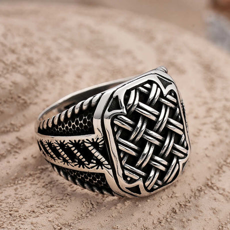 Premium Sterling Silver Celtic Knot Men's Ring