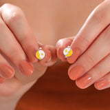 Children's Huggie Earrings - Sterling Silver Moon & Star Enamel Design