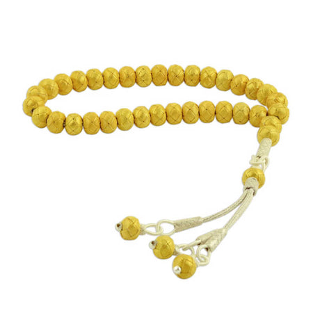 Luxury Prayer Beads - Gold-Plated Trabzon Kazaziye Tesbih