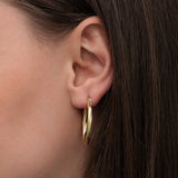 Hoop Earrings - Gold-Tone Twisted Classic Hoops
