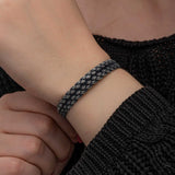 Sterling Silver Kazaziye Braided Bracelet - Intricate Handcrafted Design