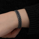 Armband van sterling zilver met Kazaziye vlechtwerk - Fijn handgemaakt ontwerp
