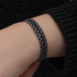 Armband van sterling zilver met Kazaziye vlechtwerk - Fijn handgemaakt ontwerp