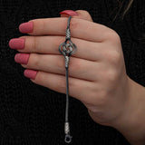 Sterling Silver Kazaziye Woven Knot Bracelet - Artisan Handcrafted Design