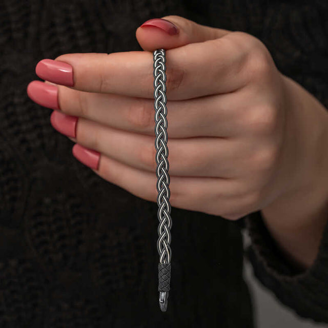 Bracelet - Sterling Silver Handcrafted Kazaziye Braid