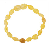 Amber Bracelet - Natural Butterscotch Nugget Design