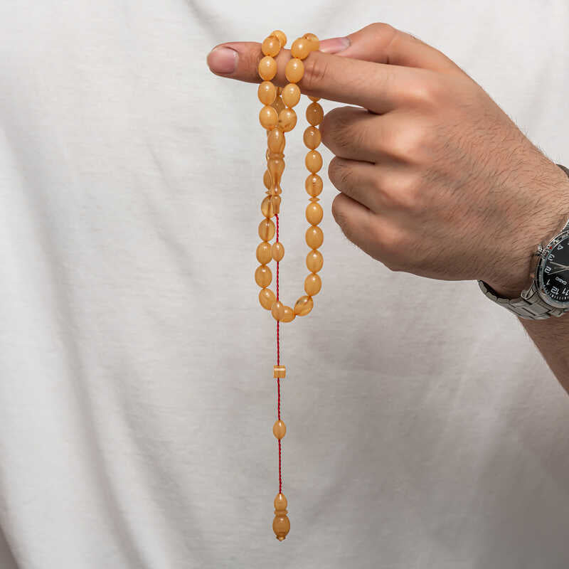 Amber Prayer Beads - Traditional Handcrafted Tesbih