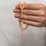 Tasbih Prayer Beads - Pressed Amber Round Bead Design