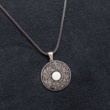 Collana con pendente da uomo in argento sterling con calligrafia islamica