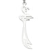 Taki | Hz. Ali Zulfiqar Sword Islamic Motivated Women Silver Necklace Without Stone