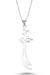 Taki | Hz. Ali Zulfiqar Sword Islamic Motivated Women Silver Necklace Without Stone