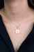 Taki | Personalized Gold Plated Women's Daisy Heart Necklace