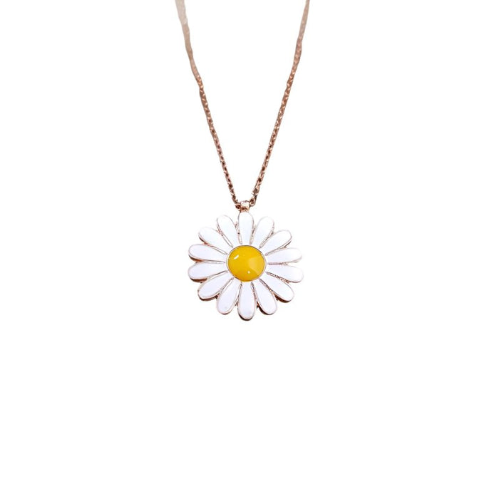 Taki | Silver Daisy Necklace