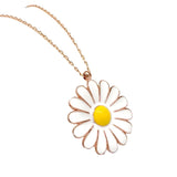 Taki | Silver Daisy Necklace Large Size