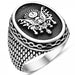 Taki | Silver Men's Ring with Ottoman State Coat of Arms Motif