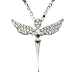 Taki | Silver Plated Zircon Stone Fairy Model Angel Necklace