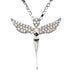 Taki | Silver Plated Zircon Stone Fairy Model Angel Necklace