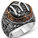 Taki | Turkish Kayi Boyu IYI Silver Men's Ring Without Stone