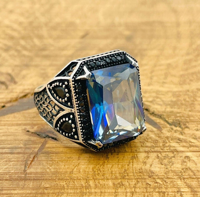 Tanzanite Silver Ring