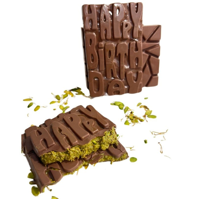 Taze | Happy Birthday Dubai Chocolate 3 Pieces