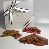 Taze | Special Dubai Chocolate Assortment 3 Pieces - Antep Pistachio, Hazelnut, and Red Fruits Filling