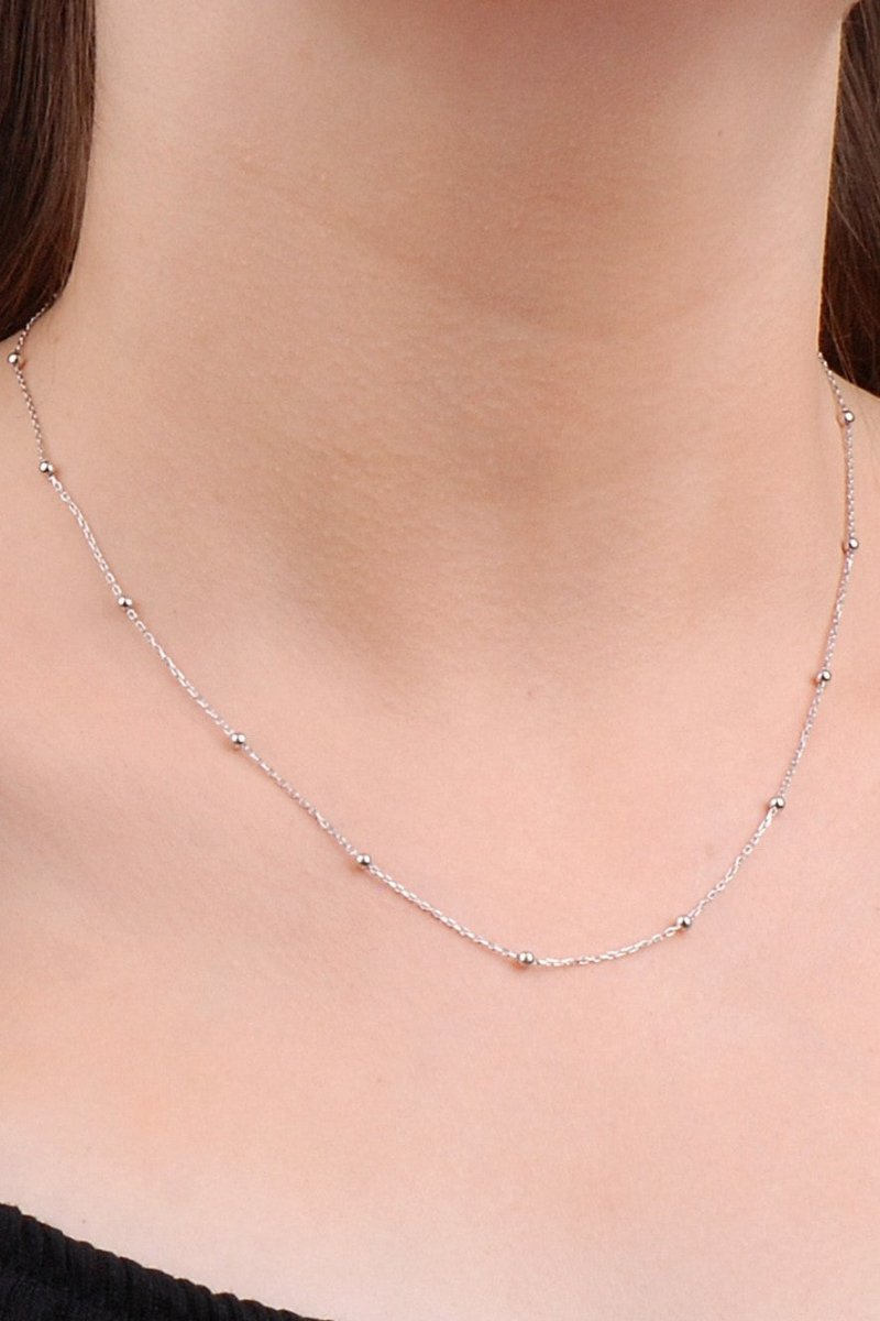 Taki Bulk Forse Ladies Silver Chain Necklace TryAladdin