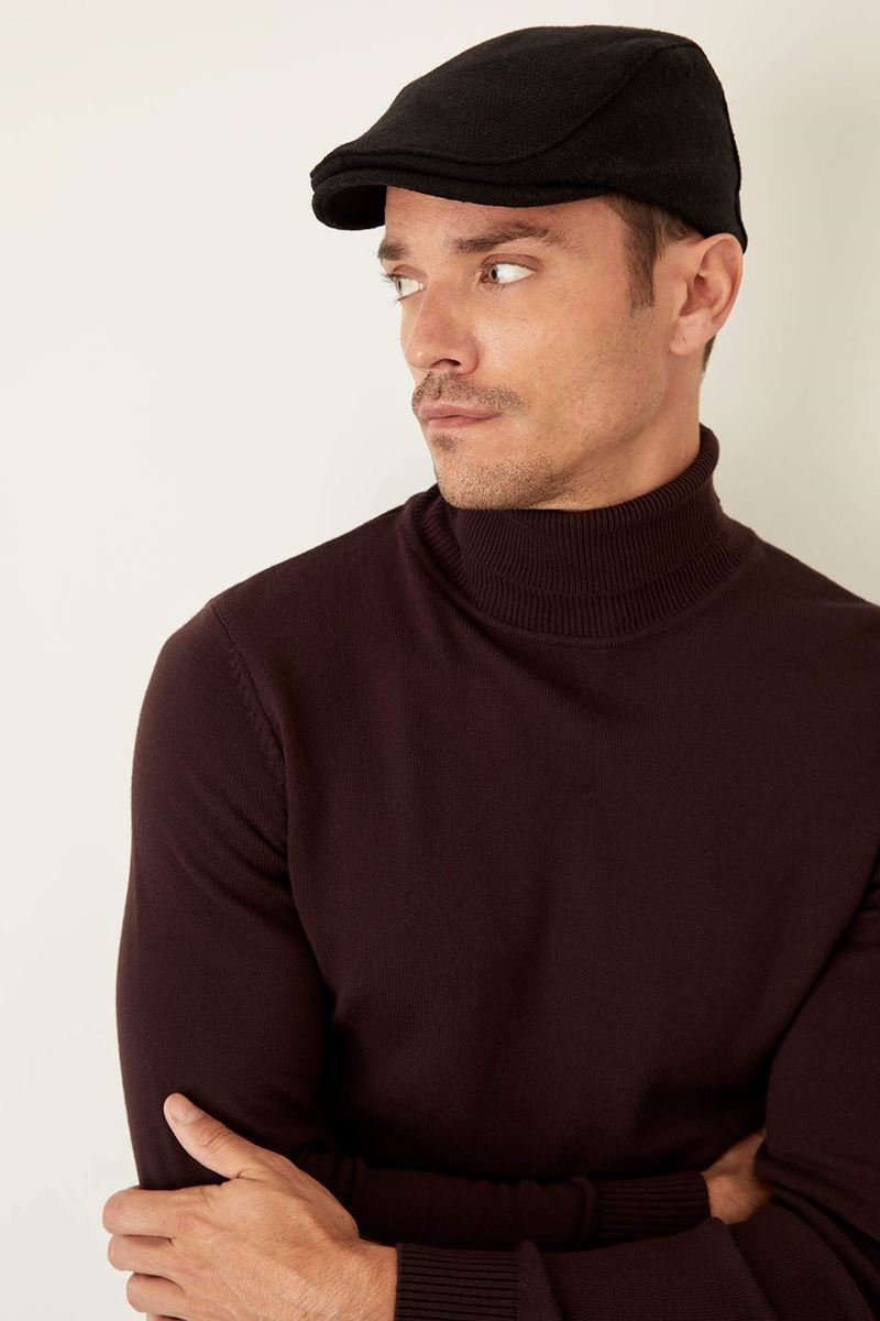 TD | Cashmere English Beanie - Men's Flat Duck Model Hat