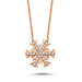 TD | Crystal Snowflake Silver Necklace