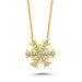 TD | Crystal Snowflake Silver Necklace