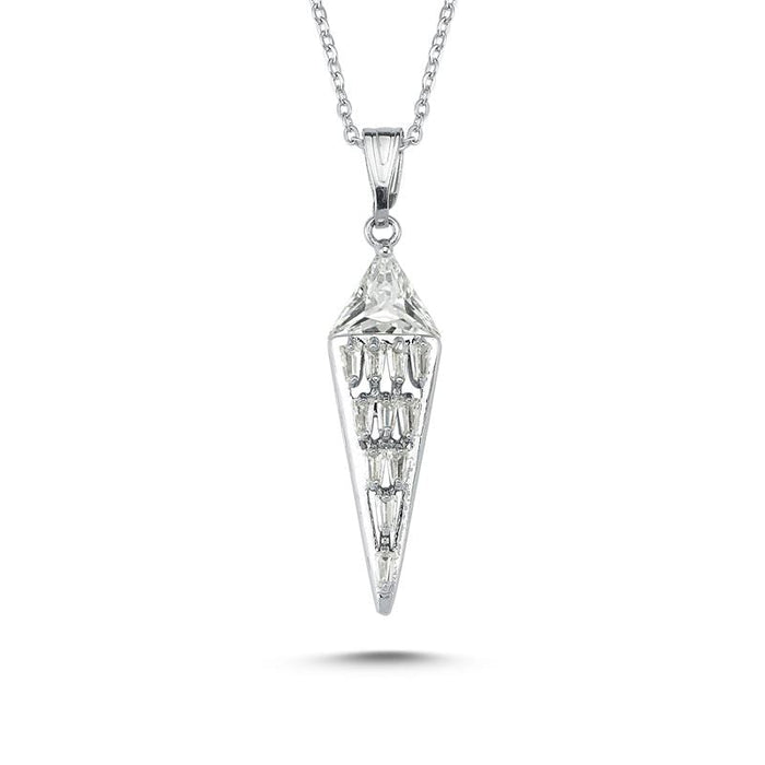 TD | Crystal Stone Ice Cream Model Women Necklace