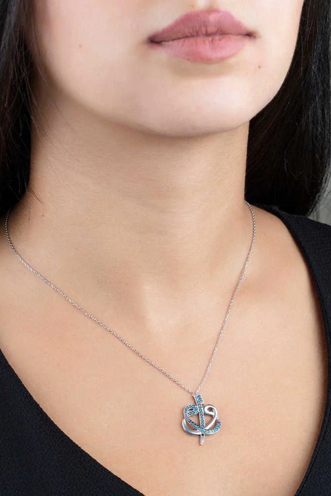 Taki | Double Waw Aleph Letters Islamic Motivated Ladies Silver