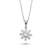 TD | Flower Model Women's Necklace with Zircon Stone