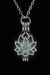 TD | Green Phosphorescent Women's Lotus Necklace