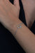 TD | Heart with Snowflake Silver Bracelet Valentine Gift