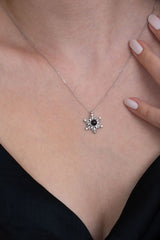 TD | I Love You in 100 Languages Snowflake Women Silver Necklace