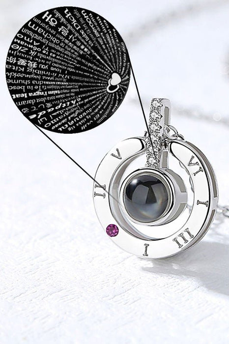 TD | I Love You in 100 Languages - Women's Stainless Steel Necklace