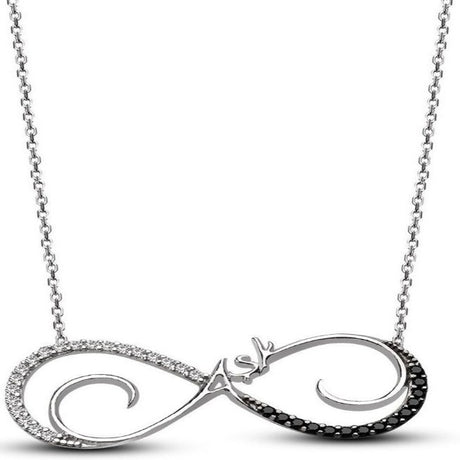 TD | Infinite Love Ladies Silver Necklace Valentine Gift