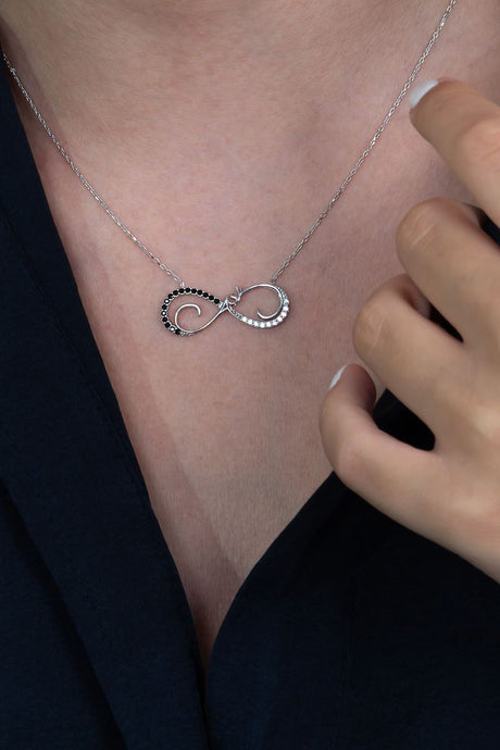 TD | Infinite Love Ladies Silver Necklace Valentine Gift