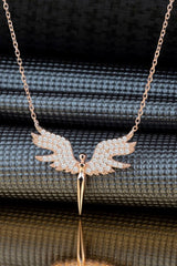 TD | Michael Angel Rose Gold Women's Silver Necklace